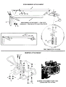 Row And Bumper Attachment parts for Troy-Bilt Rear-Tine Tiller PONY SERIAL #S0242650 AND UP from AppliancePartsPros.com