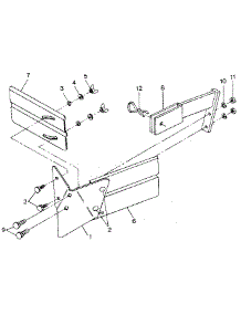 Hiller / Furrower - Part #1356 (Viewed From Front Of Tiller) parts for Troy-Bilt Rear-Tine Tiller PONY SERIAL #S20312 AND UP from AppliancePartsPros.com