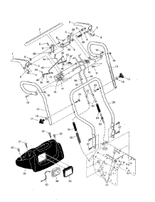 Handles parts for Poulan Gas Snowblower PP10530ES-96192000400 from AppliancePartsPros.com