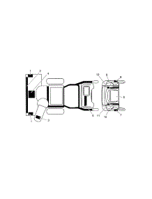Decals parts for Poulan Gas Snowblower PP1130ES-96192000700 from AppliancePartsPros.com