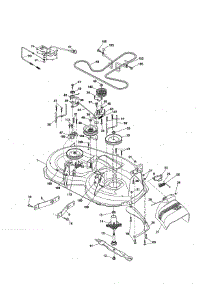 Mower Deck parts for Poulan Riding Mower & Tractor PP155A42-274430 from AppliancePartsPros.com