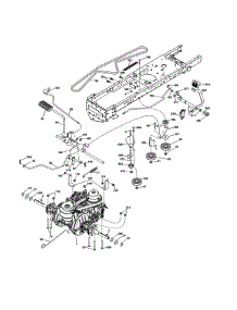 Drive parts for Poulan Front-Engine Lawn Tractor PP155A42-96042018300 from AppliancePartsPros.com