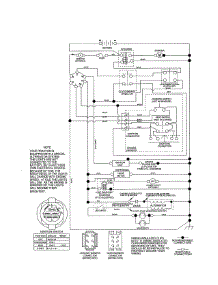 Schematic Diagram parts for Poulan Front-Engine Lawn Tractor PP175G42-96046007500 from AppliancePartsPros.com