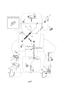 Electrical parts for Poulan Front-Engine Lawn Tractor PP19A42-96046007700 from AppliancePartsPros.com