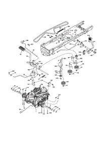 Drive parts for Poulan Front-Engine Lawn Tractor PP20VA46-96046007900 from AppliancePartsPros.com