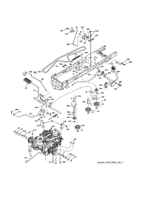 Drive parts for Poulan Riding Mower & Tractor PP22KA42-96042019400 from AppliancePartsPros.com
