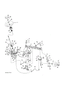 Steering Assembly parts for Poulan Riding Mower & Tractor PP22KA42-96042019400 from AppliancePartsPros.com