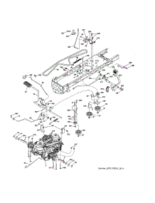 Drive parts for Poulan Front-Engine Lawn Tractor PP24KA54-96042019300 from AppliancePartsPros.com