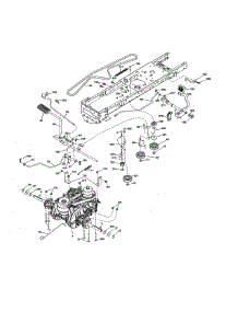 Drive parts for Poulan Front-Engine Lawn Tractor PP24VA54-96046008000 from AppliancePartsPros.com