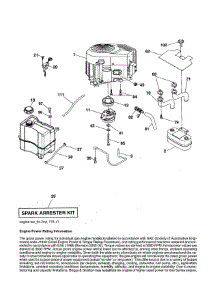 Engine parts for Poulan Front-Engine Lawn Tractor PP24VA54-96046008000 from AppliancePartsPros.com