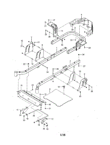 Frame parts for Poulan Rear-Engine Riding Mower PP46SZ-967721801-00 from AppliancePartsPros.com