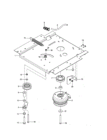 Engine Mounting / Guards / Muffler parts for Poulan Rear-Engine Riding Mower PP46SZ-967721801-00 from AppliancePartsPros.com
