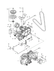 Hydraulic Pump-Motor parts for Poulan Rear-Engine Riding Mower PP46SZ-967721801-00 from AppliancePartsPros.com