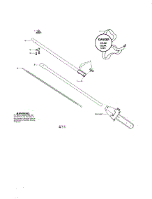 Drive Shaft parts for Poulan Line Trimmer PP5500P from AppliancePartsPros.com