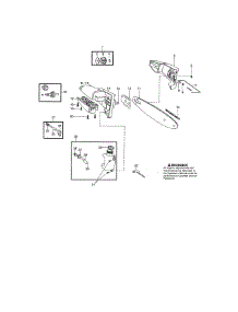 Oil Tank / Bar / Chain / Gear parts for Poulan Line Trimmer PPB5500P from AppliancePartsPros.com
