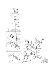 Steering Assembly parts for Poulan Front-Engine Lawn Tractor PPR16H42STA from AppliancePartsPros.com