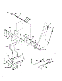 Mower Lift parts for Poulan Front-Engine Lawn Tractor PPR16H42STA from AppliancePartsPros.com