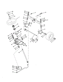 Steering Assembly parts for Frigidaire Front-Engine Lawn Tractor PPRGT20H50A from AppliancePartsPros.com