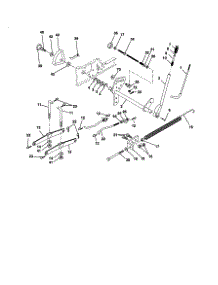 Lift Assembly parts for Frigidaire Front-Engine Lawn Tractor PPRGT20H50A from AppliancePartsPros.com