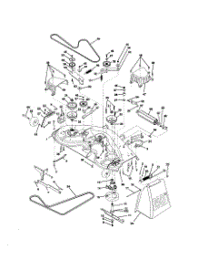 Mower Deck parts for Frigidaire Front-Engine Lawn Tractor PPRGT20H50A from AppliancePartsPros.com