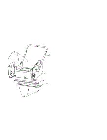 Frame Assembly parts for Poulan Gas Snowblower PR121ES-96182001701 from AppliancePartsPros.com