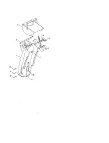Chute / Deflector parts for Poulan Gas Snowblower PR240 (96192006701) from AppliancePartsPros.com