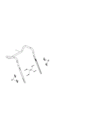 Upper Handle parts for Poulan Gas Snowblower PR240 (96192006701) from AppliancePartsPros.com