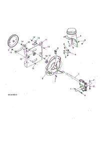 Impeller / Gearbox parts for Poulan Gas Snowblower PR240 (96192006702) from AppliancePartsPros.com