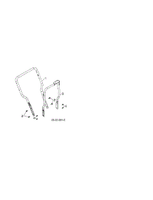 Lower Handle parts for Poulan Gas Snowblower PR240 (96192006702) from AppliancePartsPros.com