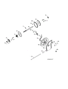 Drive parts for Poulan Gas Snowblower PR240 (96192006702) from AppliancePartsPros.com