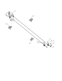 Cable Chute Rotator parts for Poulan Gas Snowblower PR241 (96192009200) from AppliancePartsPros.com