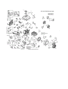 Complete Engine - 580426006 parts for Poulan Gas Snowblower PR241 (96192009200) from AppliancePartsPros.com