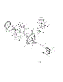 Impeller / Gearbox parts for Poulan Gas Snowblower PR270-96192009000 from AppliancePartsPros.com