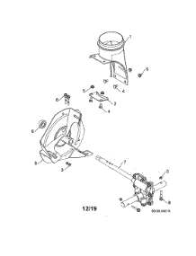 Impeller / Discharge Chute parts for Poulan Gas Snowblower PR270-96192009003 from AppliancePartsPros.com