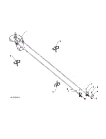 Cable Chute Rotator parts for Poulan Gas Snowblower PR270-96192009003 from AppliancePartsPros.com