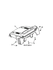 Console Base Multi Control parts for Poulan Gas Snowblower PR270-96192009003 from AppliancePartsPros.com