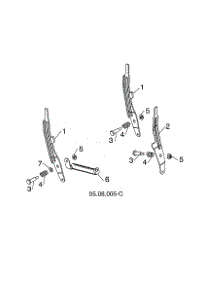 Lever Control Speed / Deflector parts for Poulan Gas Snowblower PR270-96192009003 from AppliancePartsPros.com