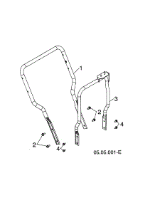 Lower Handle parts for Poulan Gas Snowblower PR270-96192009003 from AppliancePartsPros.com