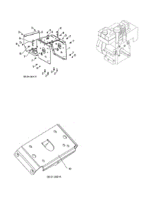 Engine Frame & Cover / Mounting Plate parts for Poulan Gas Snowblower PR270-96192009003 from AppliancePartsPros.com