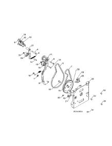 Belt Drive / Impeller Pulley parts for Poulan Gas Snowblower PR270-96192009003 from AppliancePartsPros.com