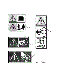 Decals parts for Poulan Gas Snowblower PR270-96192009003 from AppliancePartsPros.com