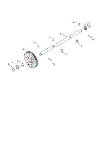 Axle Shaft parts for Poulan Gas Snowblower PR270A-96192009600 from AppliancePartsPros.com