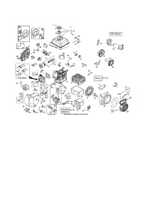 Complete Engine - 580426005 parts for Poulan Gas Snowblower PR270A-96192009600 from AppliancePartsPros.com