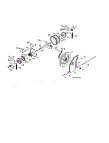 Drive parts for Poulan Gas Snowblower PR271-96192009101 from AppliancePartsPros.com