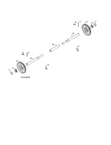 Axle Shaft / Gear parts for Poulan Gas Snowblower PR271-96192009101 from AppliancePartsPros.com