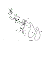 Pulleys / Belts / Arm Idler parts for Poulan Gas Snowblower PR271-96192009101 from AppliancePartsPros.com