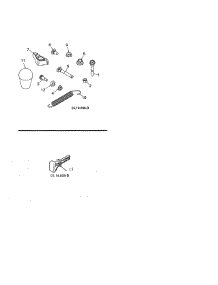 Bag Of Parts parts for Poulan Gas Snowblower PR271-96192009101 from AppliancePartsPros.com