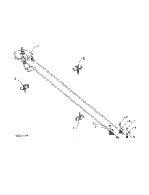 Cable Chute Rotator parts for Poulan Gas Snowblower PR271-96192009102 from AppliancePartsPros.com