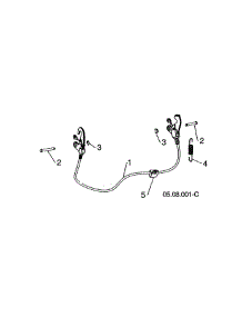 Cable Interlock parts for Poulan Gas Snowblower PR271-96192009102 from AppliancePartsPros.com