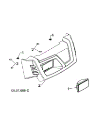 Flood Headlight parts for Poulan Gas Snowblower PR271-96192009102 from AppliancePartsPros.com